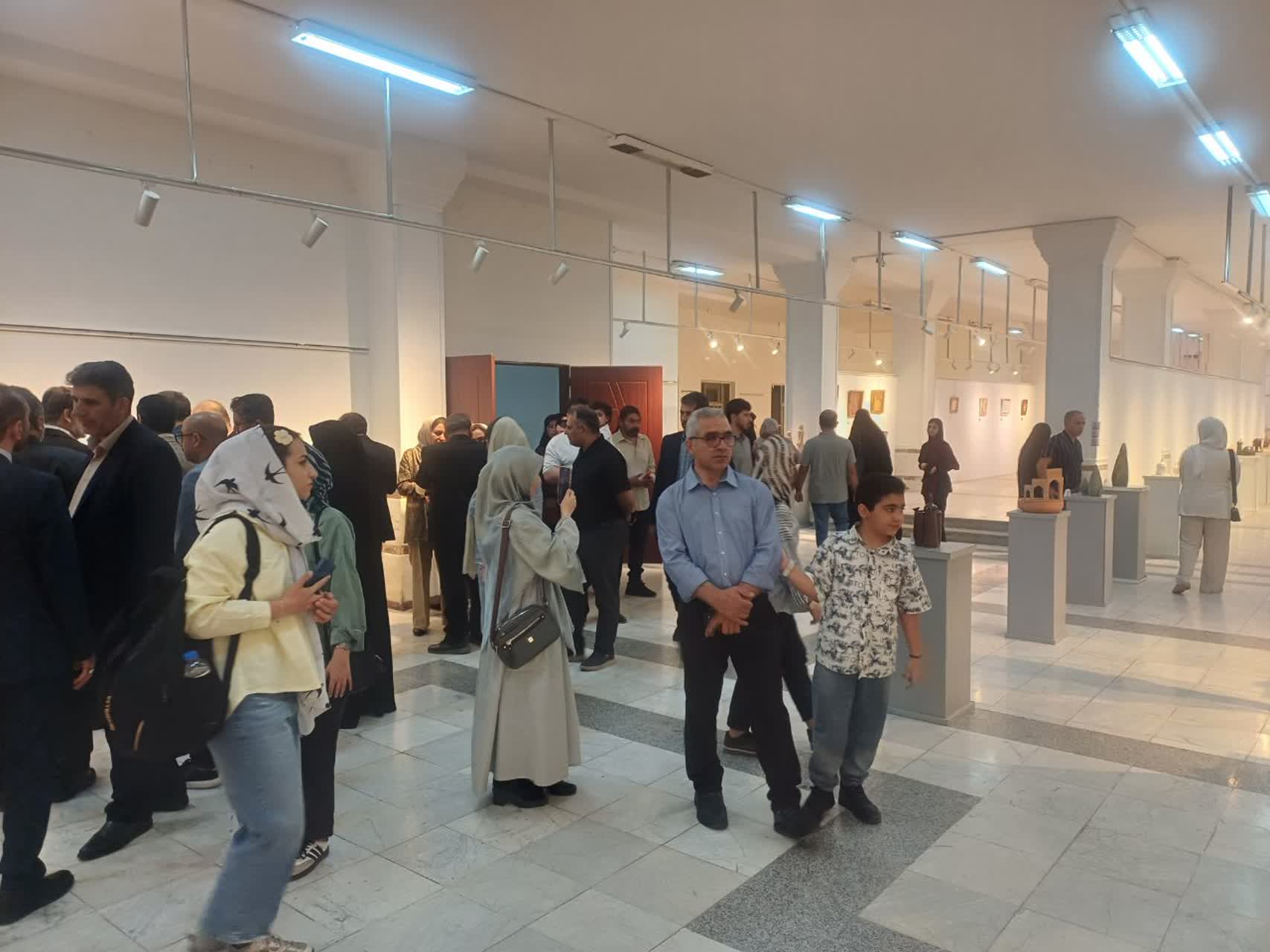 گشایش نمایشگاه آثار سفال و سرامیک نخستین جشنواره ملی سفال و سرامیک رضوی دراستان سمنان