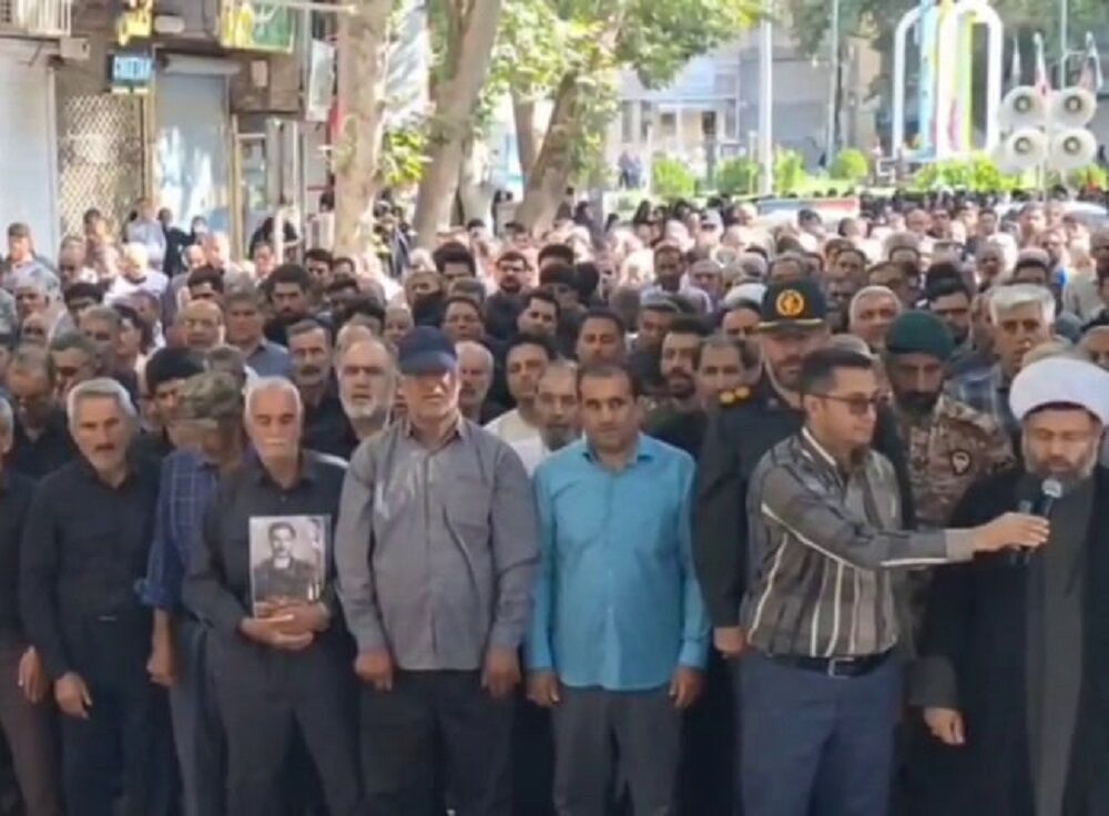 کنگاور امروز «پدر شهید» را بدرقه کرد