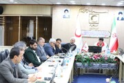 نشست مشترک رئیس ستاد کانون‌های مساجد با رئیس جمعیت هلال احمر کشور
