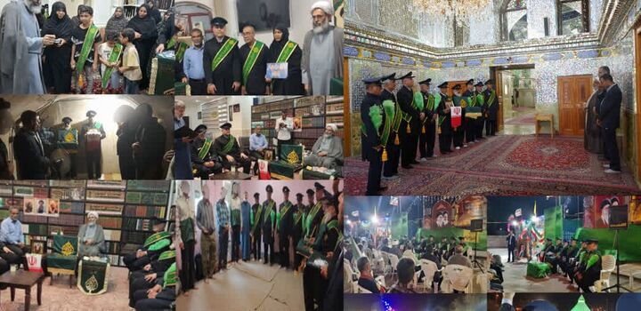 از صحن شاهچراغ(ع) تا سنگرهای جنوب؛ خادمان حرم در کنار رزمندگان و خانواده شهدا