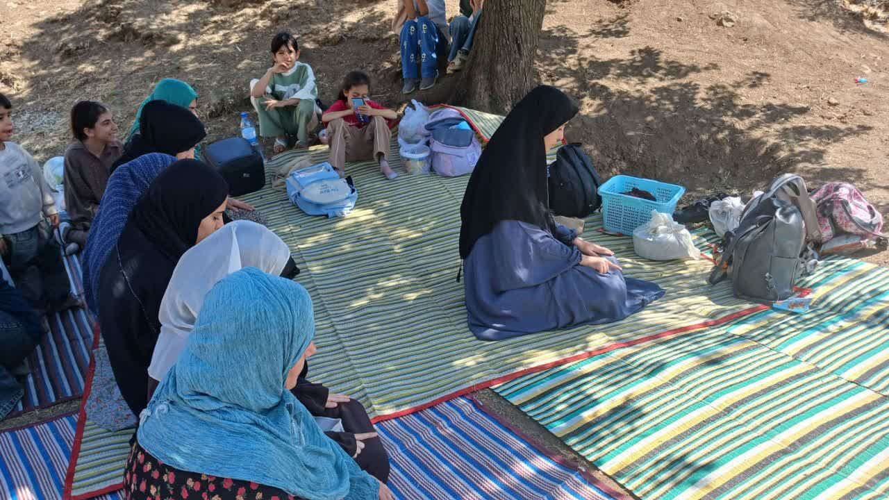 اردوی تفریحی کانون فرهنگی هنری نساء بانه برگزار شد