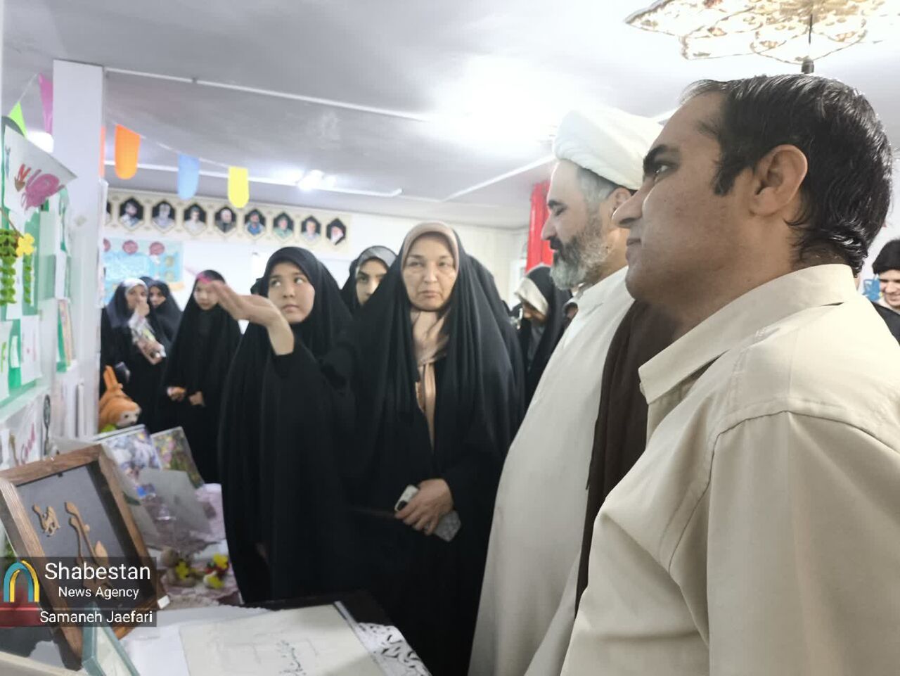 افتتاح نمایشگاه کانون حضرت قائم(عج) مسجد امام سجاد(ع) مشهد