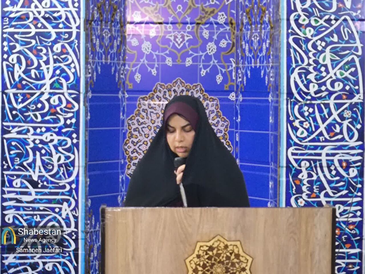 افتتاح نمایشگاه کانون حضرت قائم(عج) مسجد امام سجاد(ع) مشهد