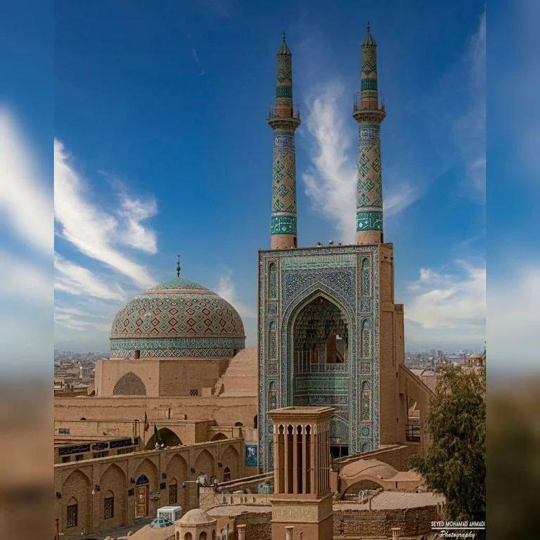 مسجد جامع یزد؛ روایت جان بخشیدن هنر به دیوارهای کویر