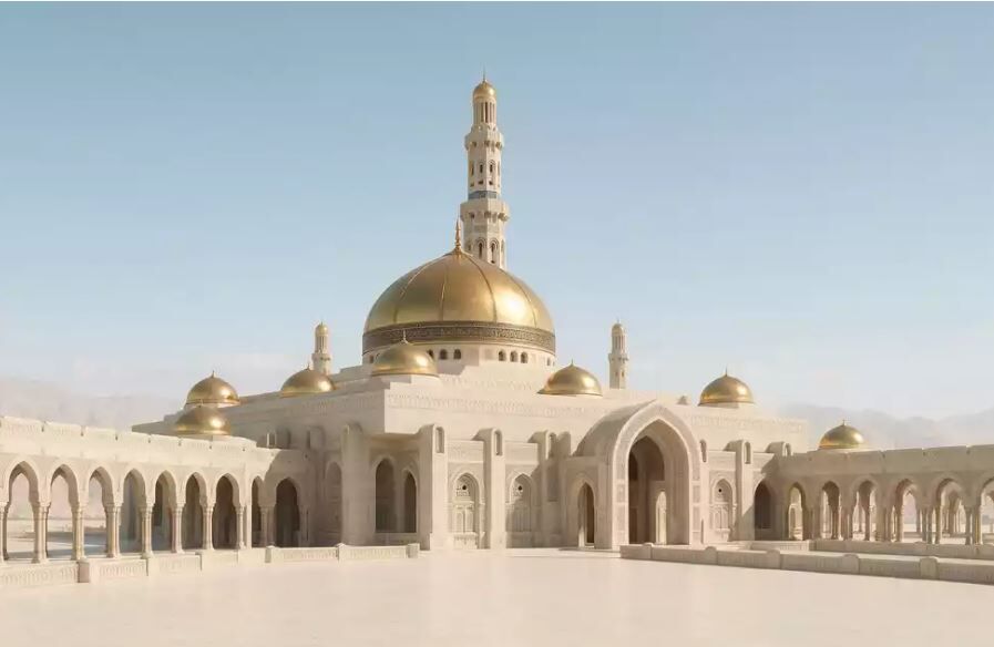 انعکاس معماری معاصر اسلامی در مسجد سنگی «سلطان قابوس» عمان