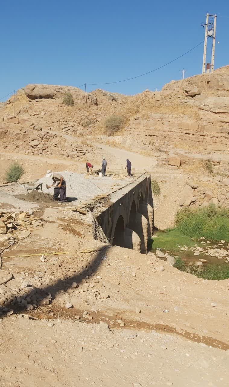 آغاز عملیات مرمت و حفاظت از پل تاریخی افرینه لرستان