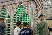 حضور قالیباف در حرم مطهر حضرت عبدالعظیم حسنی(ع)