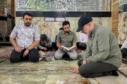 حضور رئیس مجلس در حرم حضرت عبدالعظیم(ع)