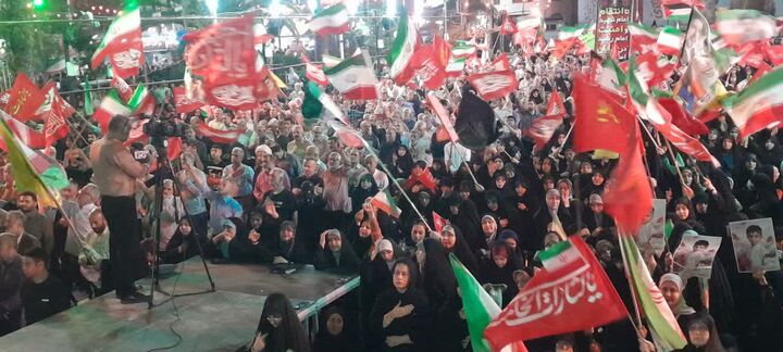 موج ۱۹۱ رشتوندان زیر باران شدید / قلم تاریخ، متحیر از بصیرت مردم مبعوث
