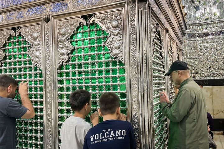 حضور قالیباف در حرم مطهر حضرت عبدالعظیم حسنی(ع)