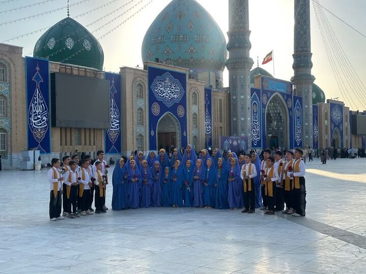 جدیدترین تولید گروه‌های سرود کانون فرهنگی هنری پیام‌آور مهر داودآباد رونمایی شد