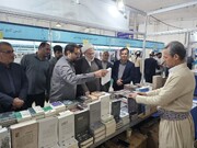 بازدید نماینده ولی‌فقیه در کردستان از دهمین نمایشگاه بین‌المللی کتاب