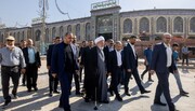 بازدید میدانی نماینده آیت الله سیستانی از روند اجرای پروژه صحن حضرت زینب(س)