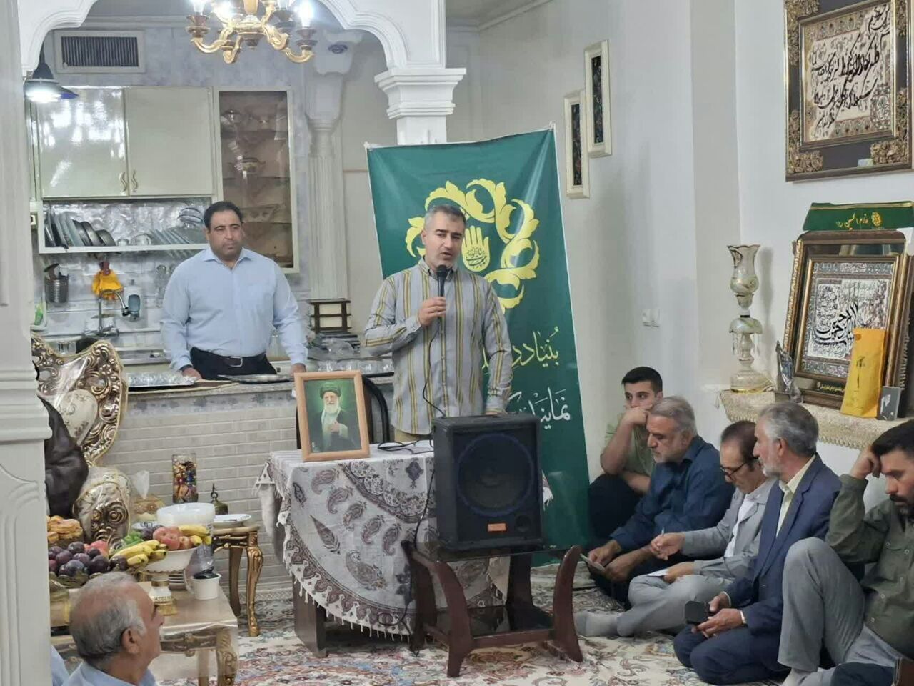 تکریم حاج سیدفضل اله حمزه فرد موسوی پیرغلام حسینی (ع) شهرستان خرم‌آباد