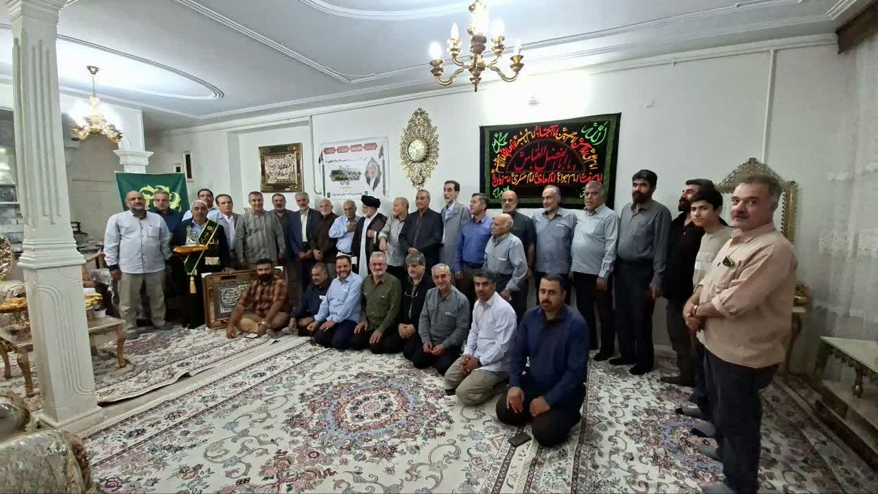 تکریم حاج سیدفضل اله حمزه فرد موسوی پیرغلام حسینی (ع) شهرستان خرم‌آباد