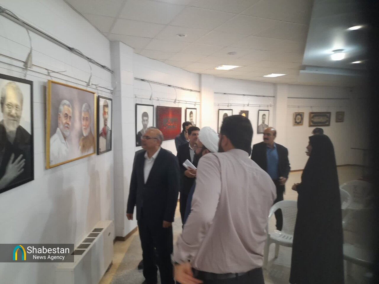 نمایشگاه طراحی تمثال شهدا در دورود برپا شد