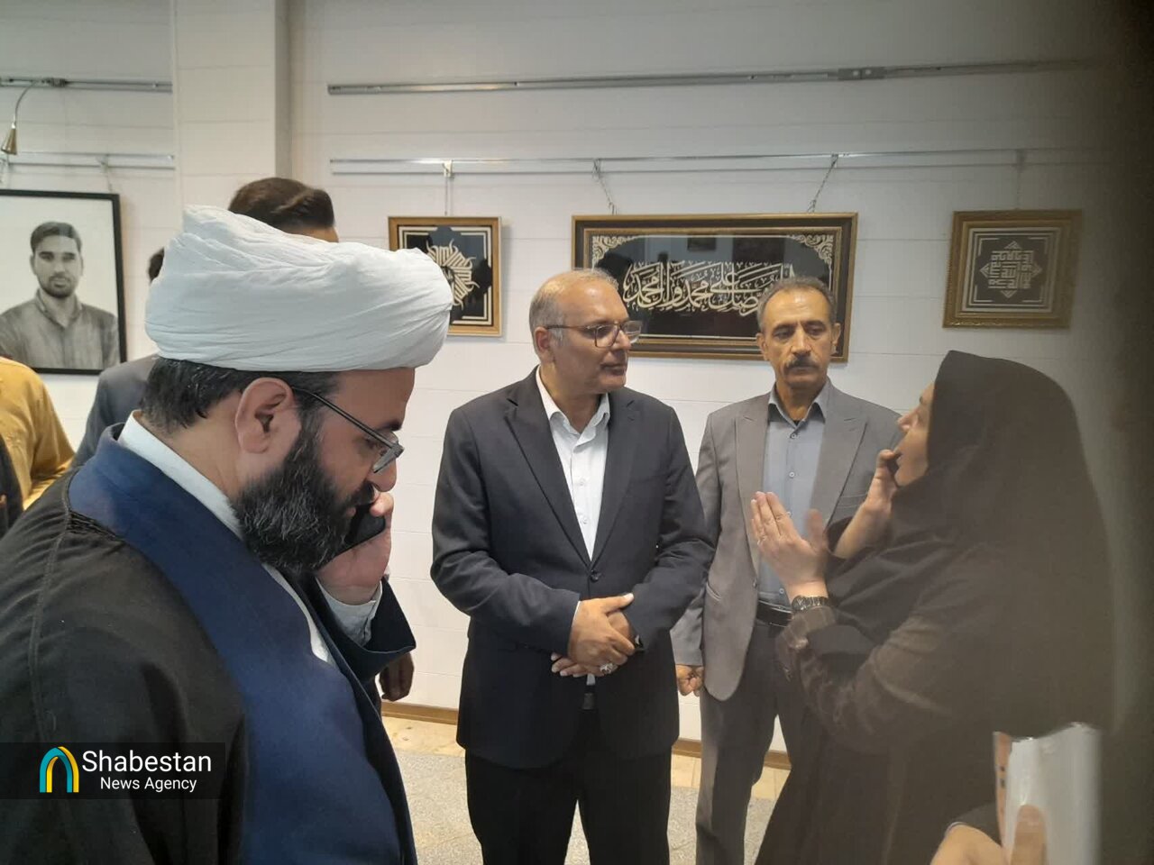 نمایشگاه طراحی تمثال شهدا در دورود برپا شد
