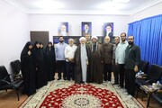 دیدار بچه های مسجد امام حسین(ع) کوی پاسدار ساری با آیت الله محمدی لائینی