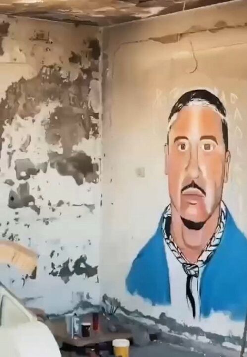 نقاشی دیواری مکلمور بر ویرانه‌های غزه؛ تجلیل از مواضع حمایتی این خواننده آمریکایی