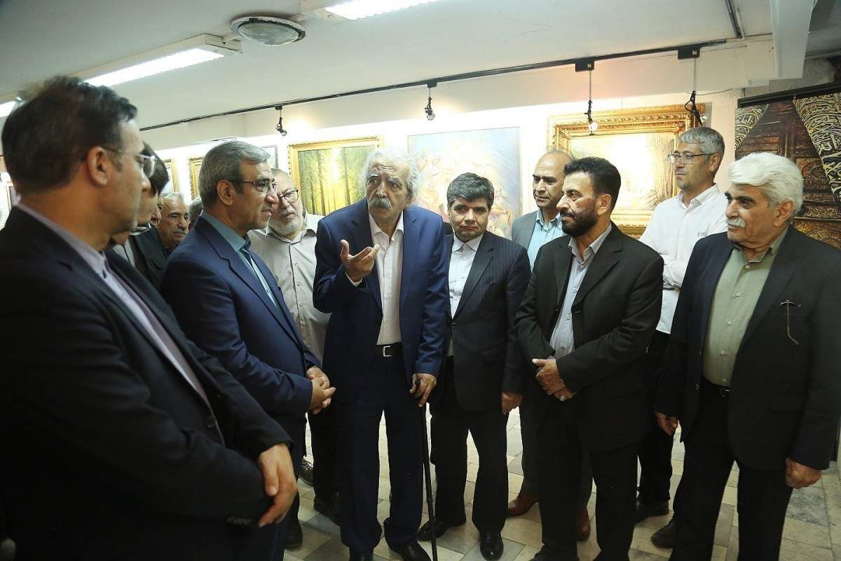 افتتاح نمایشگاه «یاران موافق» در نگارخانه میرک مشهد