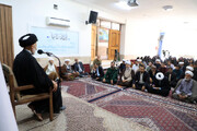 دیدار ارکان تربیتی صالحین بسیج با امام جمعه بیرجند