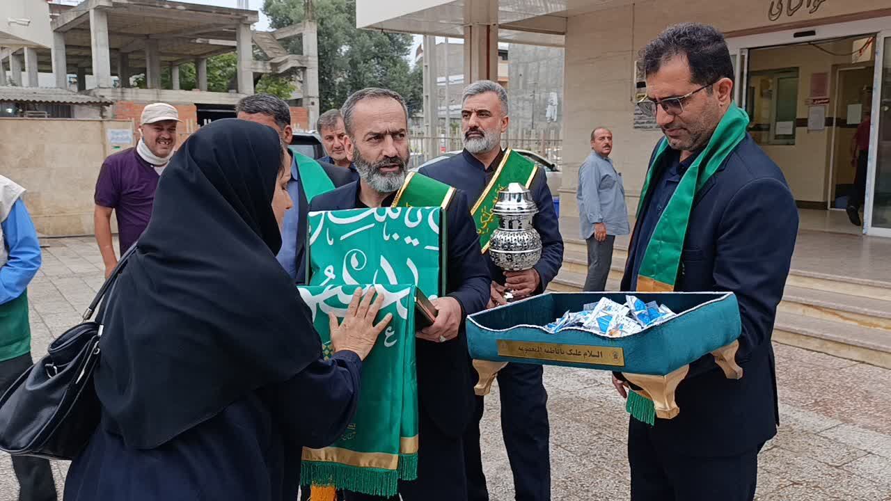 پرچم متبرک کریمه اهل‌بیت(س) میهمان دل‌های مازندران شد