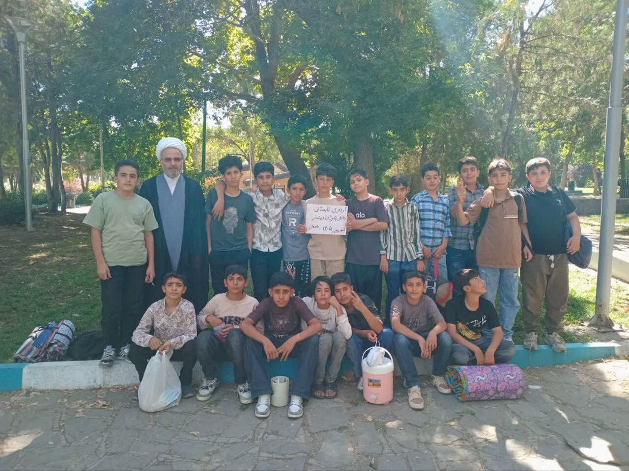 اردوی تابستانی اعضای کانون قائم وینسار در همدان برگزار شد