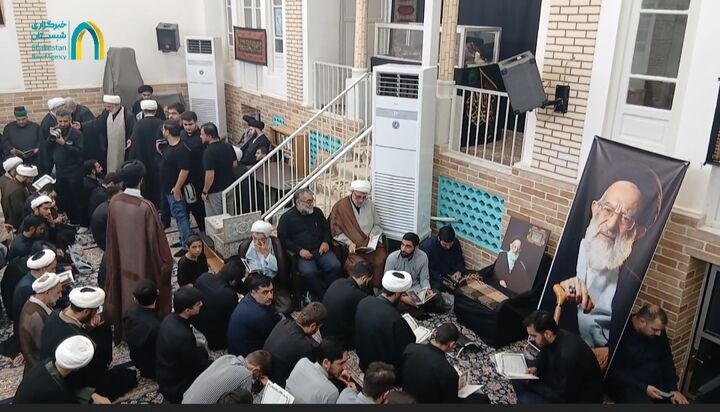 وداع با پیکر آیت‌الله شبیری زنجانی در قم