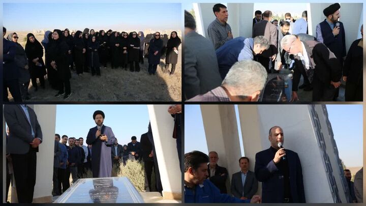 دانشجویان در یادمان مزار مطهر شهدای گمنام به شهدای ایران ادای احترام کردند
