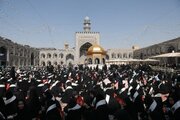 «مهر رضوی» دانش آموزان مشهدی در چهارشنبه امام رضایی