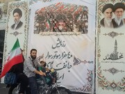 رزمایش ۴۰هزار موتورسوار جانفدای ایران از میدان آیینی امام حسین علیه‌السلام تا میدان آزادی