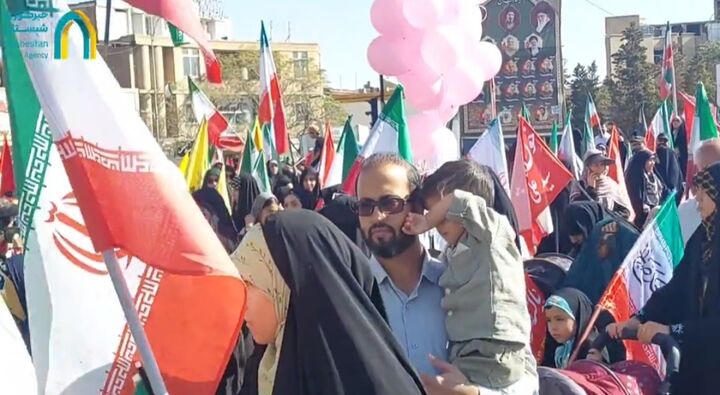 لحظاتی از حضور جان‌فدایان ایران در کرمان