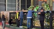 حضور والدین شهدای مقاومت در مرقد شهید نصرالله