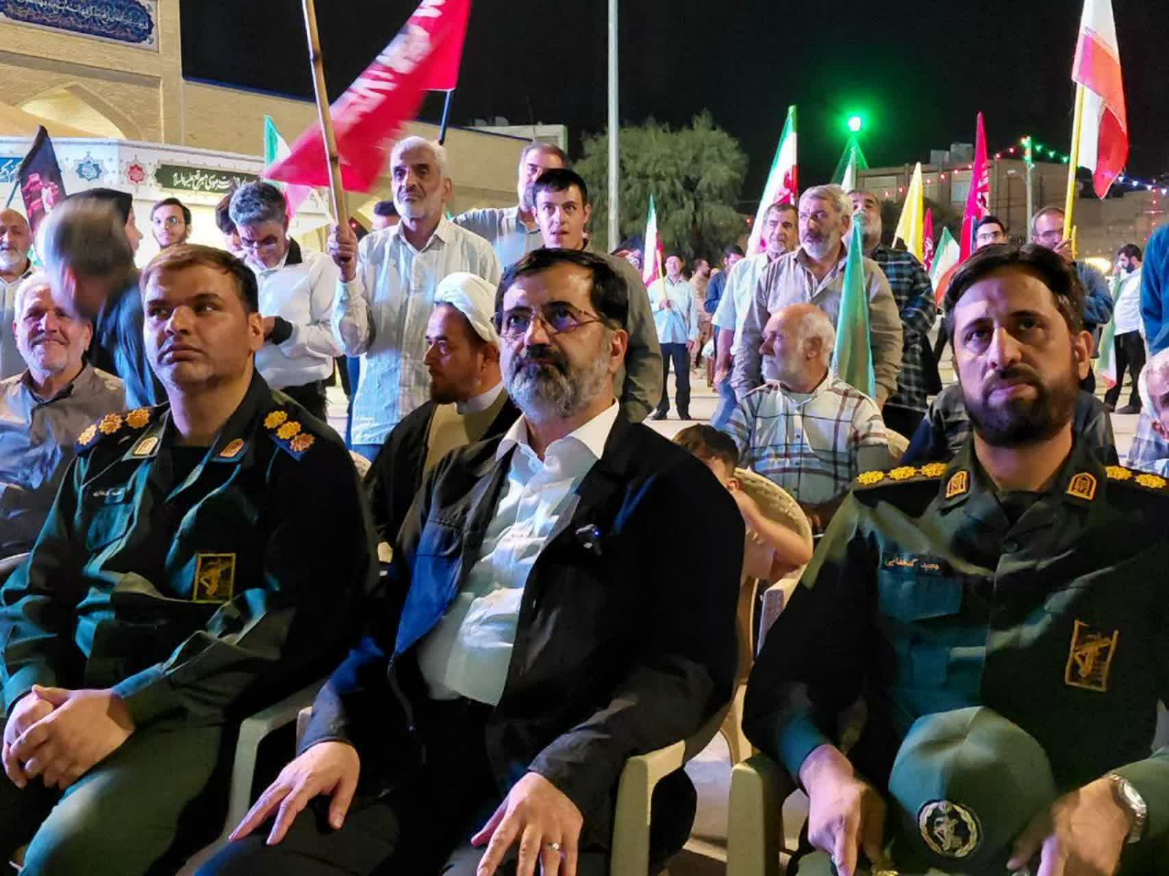 اجتماع امت حزبالله قم به مناسبت هفته دفاع مقدس برگزار شد