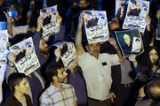 استقبال مردم از رئیس‌جمهور در فرودگاه مهرآباد پس‌ از بازگشت از نیویورک