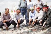 تجدید میثاق یادگاران دفاع مقدس با شهدای حرم یحیی بن زید(ع)
