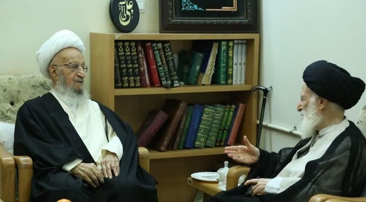 بزرگداشت آیت‌الله العظمی شبیری‌زنجانی از طرف آیت‌الله العظمی مکارم‌شیرازی