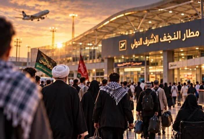 دعوت نجباء به حضور گسترده در تجمع اعتراضی مقابل فرودگاه نجف| دفاع از ایران، وفا به اهل‌بیت است