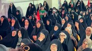 راهپیمایی و پرچم گردانی در شهر سنگر