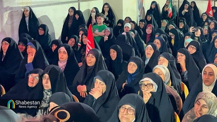 راهپیمایی و پرچم گردانی در شهر سنگر