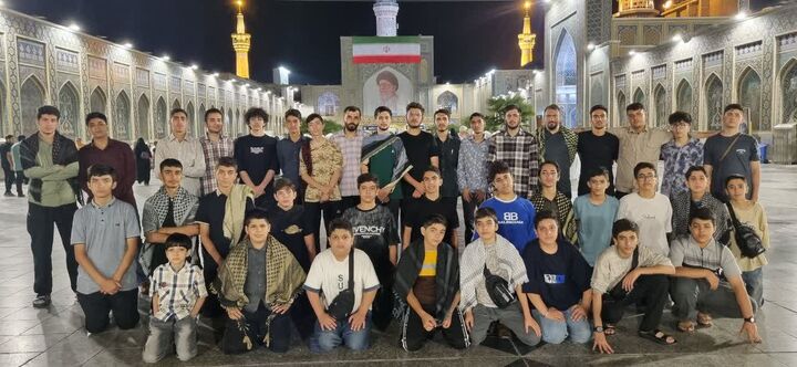 از مسجد تا حرم؛ سفر بچه‌های مسجدالرضا(ع) شهرکرد به آستان حضرت خورشید