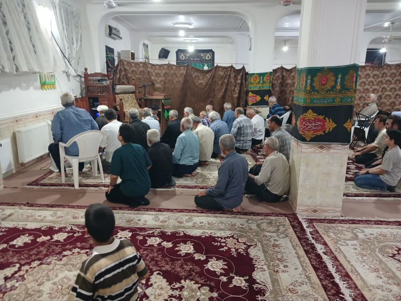 مسجدی های روستای گرجی محله بهشهر میزبان یاد شهدا