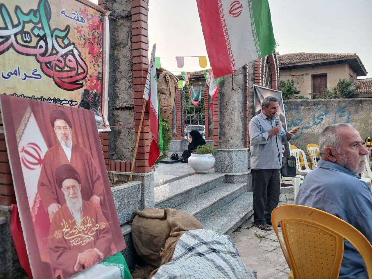 مسجدی های روستای گرجی محله بهشهر میزبان یاد شهدا