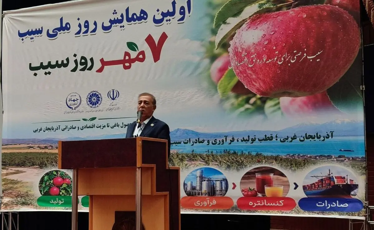 در شش ماهه امسال ۹۰ هزار تن سیب به ارزش ۳۶ میلیون دلار صادر شده است