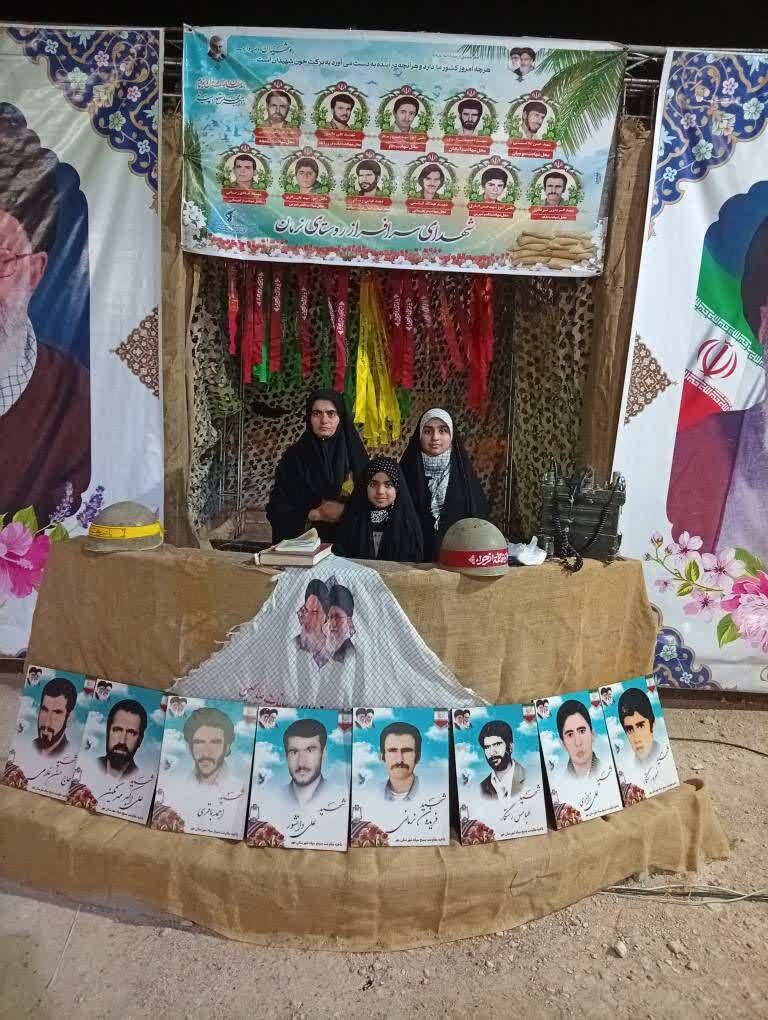 روایت یک شهید در قاب یادواره دخترانه کانون «شهید علی دانشور» روستای نرمان