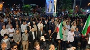 اجتماع شبانه مردم کوهدشت در موج ۲۱۳ دفاع از وطن‌