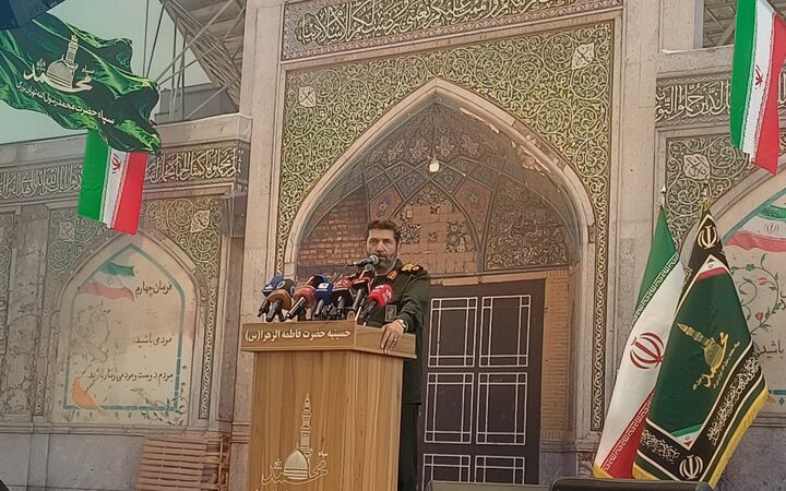 سردار حسن‌زاده: دشمن تصور می‌کرد با هدف قرار دادن مراکز بسیج، امنیت تهران مختل می‌شود