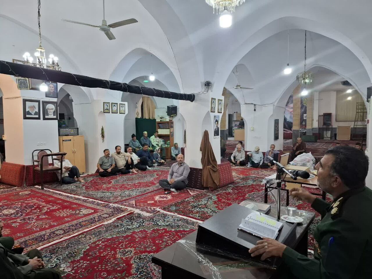 مراسم گرامیداشت هفته دفاع مقدس و اختتامیه طرح اوقات فراغت تابستانی در روستای الوسجرد برگزار شد