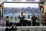 اولین یادواره شهدای خادمیار رضوی کرمان با حضور مادر شهیدان زین‌الدین+تصاویر