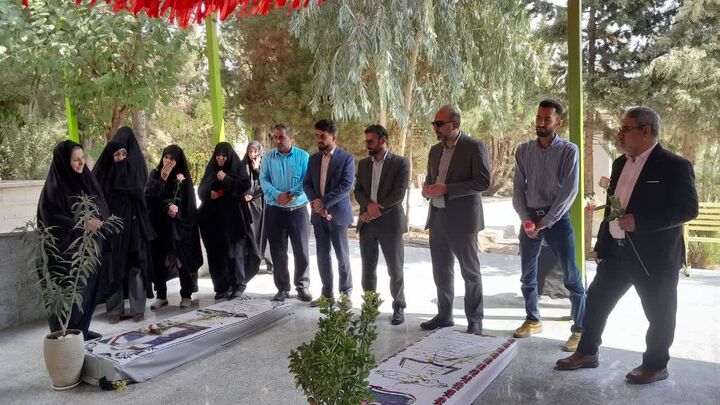 تجدید میثاق فعالان قرآنی لرستان با شهدای جنگ تحمیلی اخیر